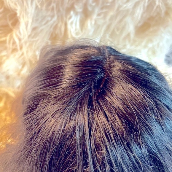 Sepia Short Wavy Salt and Pepper Bob Wig - Curly Full Cap - Picture 5 of 8